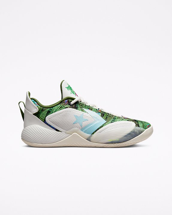 Converse All Star BB Shift Botanical Concrete Rövidszárú Top Fehér | A59495G