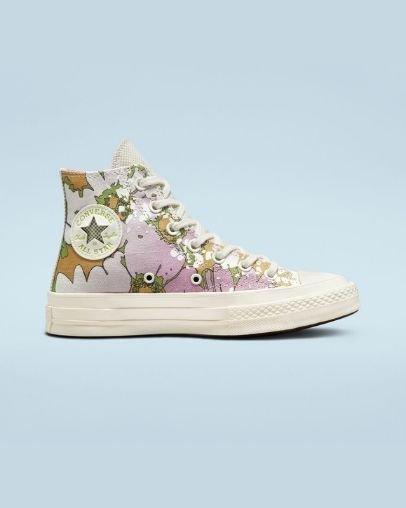 Converse Chuck 70 Nyári Florals Magasszárú Top Rózsaszín | A58550K