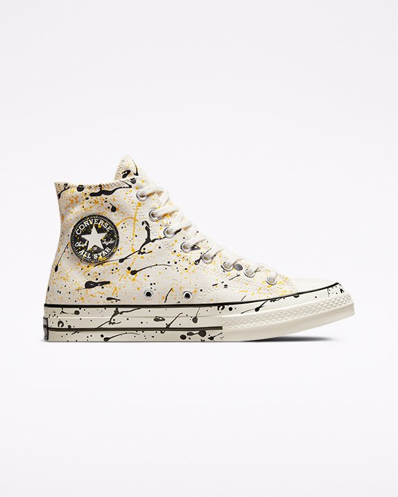Converse Chuck 70 Paint Splatter Magasszárú Top Bézs | A51045X