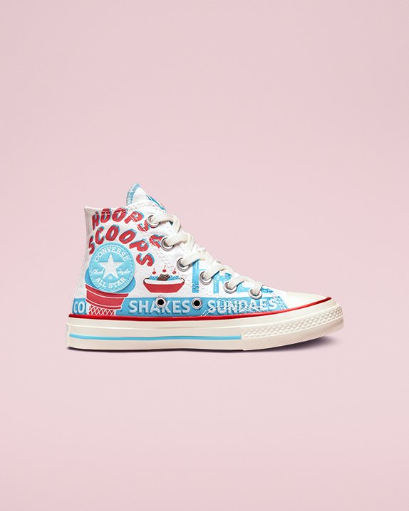 Converse Chuck 70 Sweet Scoops Magasszárú Top Fehér | A52920L