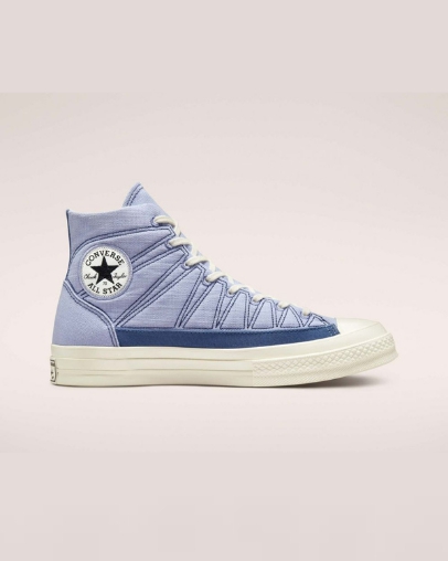 Converse Chuck 70 Túrázáshoz Stitched Magasszárú Top Levendula | A83940V