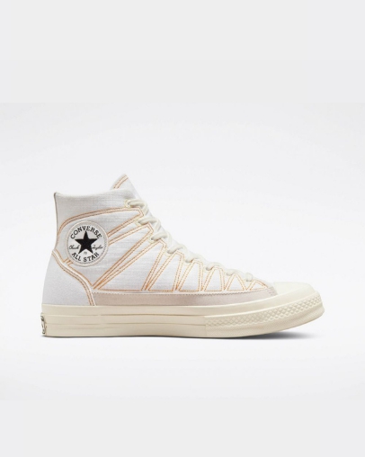 Converse Chuck 70 Túrázáshoz Stitched Magasszárú Top Fehér | A99942L