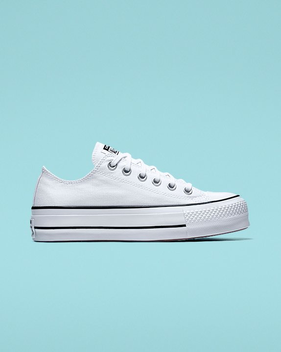 Converse Chuck Taylor All Star Lift Vászon Rövidszárú Top Fehér | A15072R