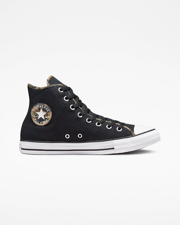 Converse Chuck Taylor All Star Magasszárú Top Fekete | A40030M