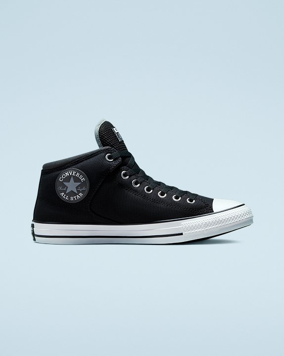 Converse Chuck Taylor All Star Magasszárú Utcai Vászon Mid Cut Fekete | A98039X
