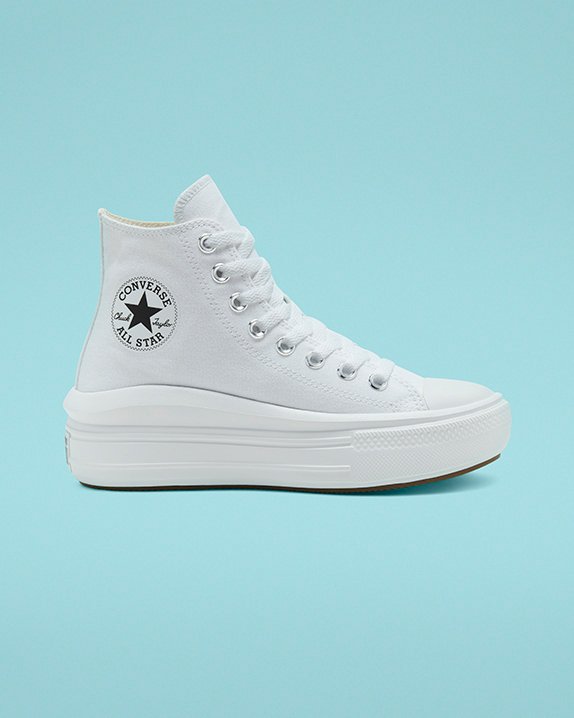Converse Chuck Taylor All Star Move Magasszárú Top Fehér | A15684D