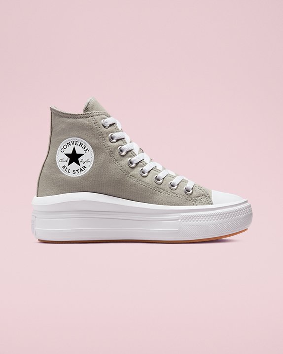 Converse Chuck Taylor All Star Move Seasonal Colour Magasszárú Top Szürke | A41351W