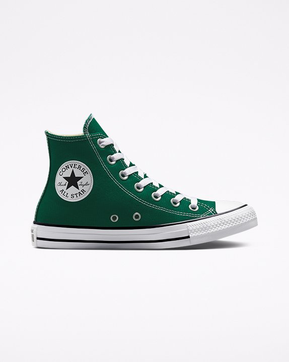Converse Chuck Taylor All Star Seasonal Colour Magasszárú Top Zöld | A30576U