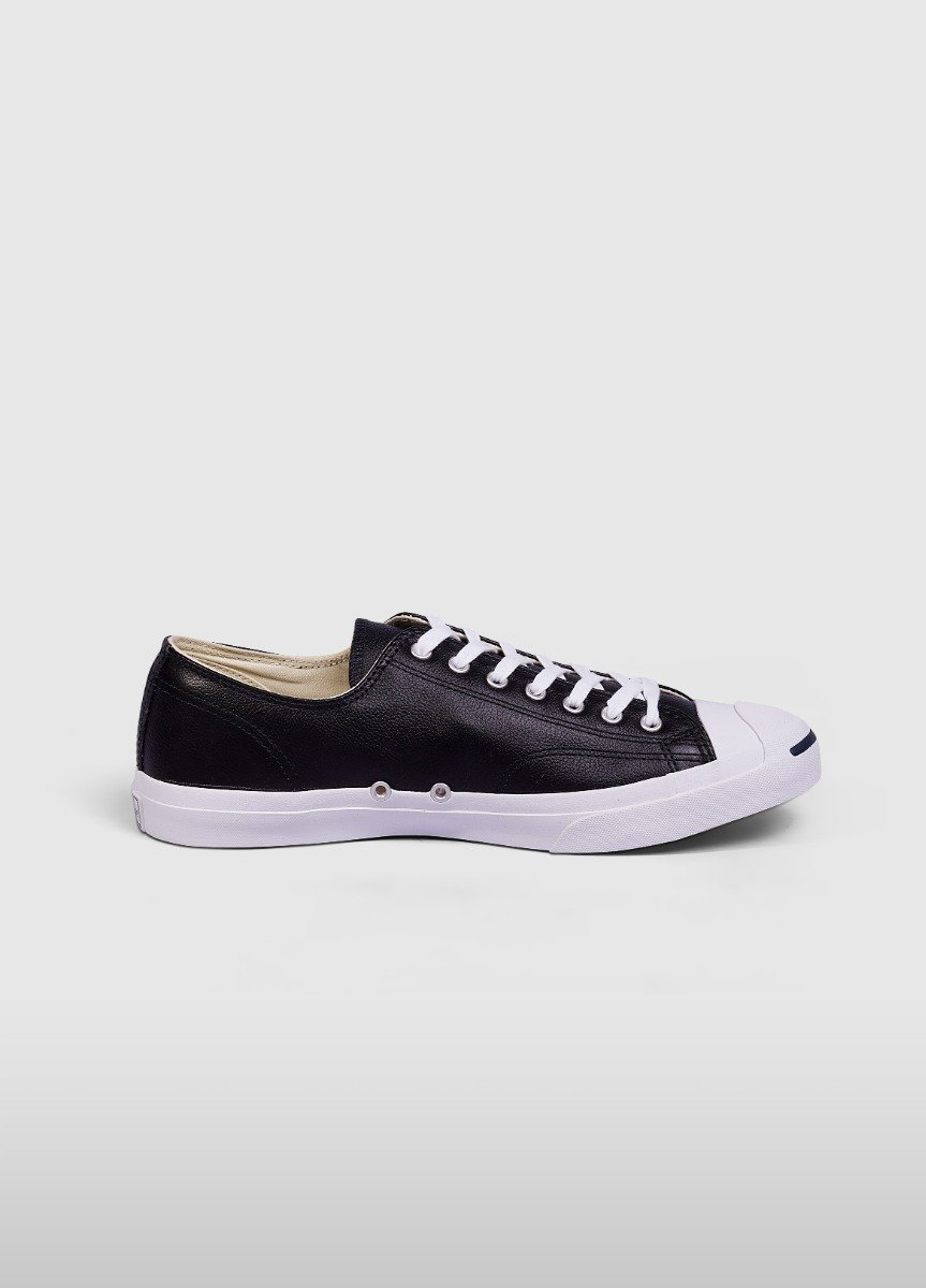 Converse Jack Purcell Bőr Rövidszárú Top Fekete | A30605J