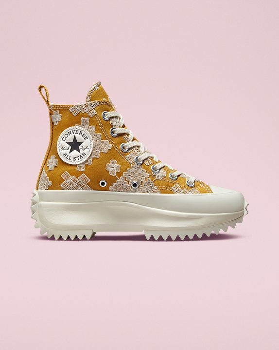 Converse Run Star Hike Festival Magasszárú Top Arany | A31152G