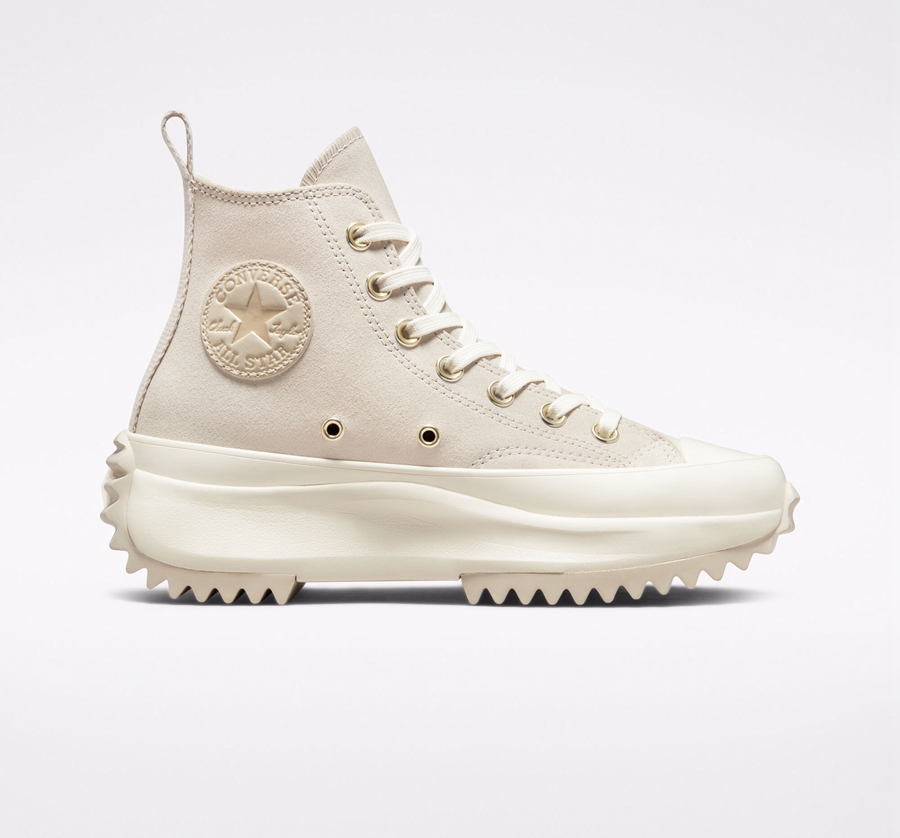 Converse Run Star Hike Platform Earthy Neutrals Fehér | A48664O