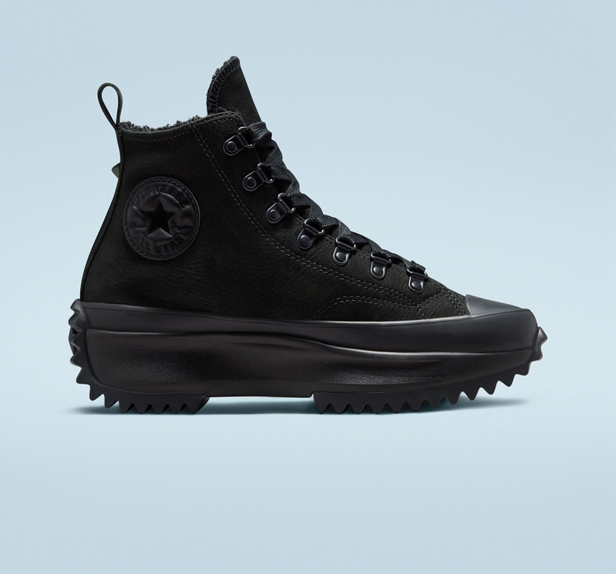 Converse Run Star Hike Platform Monochrome Fekete | A21150Q