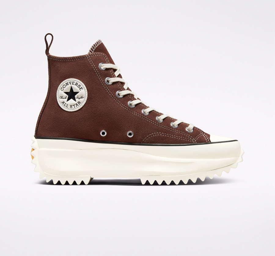 Converse Run Star Hike Platform Velúr Barna | A06956W