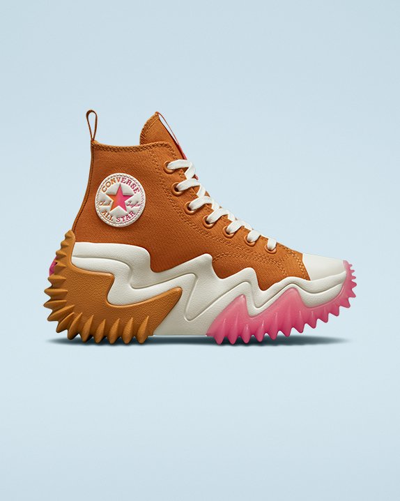 Converse Run Star Motion Magasszárú Top Barna | A67537I