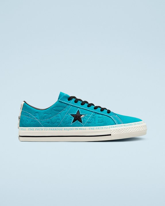 Converse Sean Pablo One Star Pro Rövidszárú Top Türkiz | A64385D