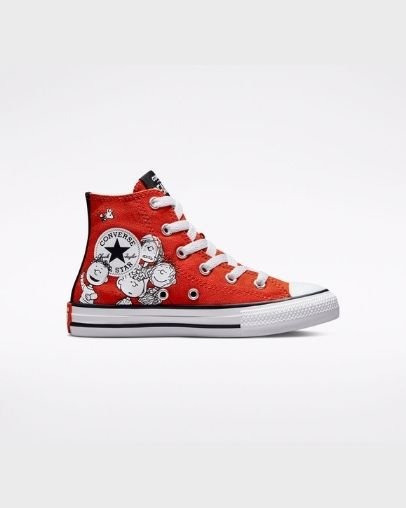 Converse x Peanuts Chuck Taylor All Star Magasszárú Top Piros | A00089W