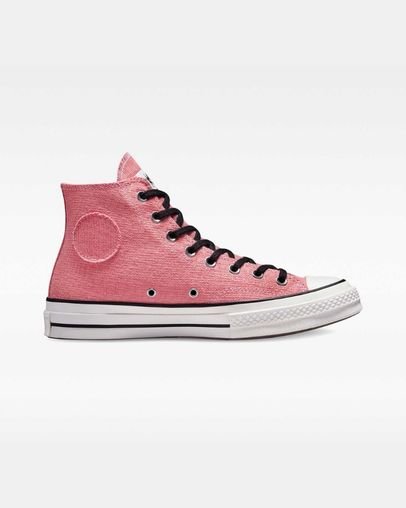 Converse x Stussy Chuck 70 Magasszárú Top Rózsaszín | A41540L